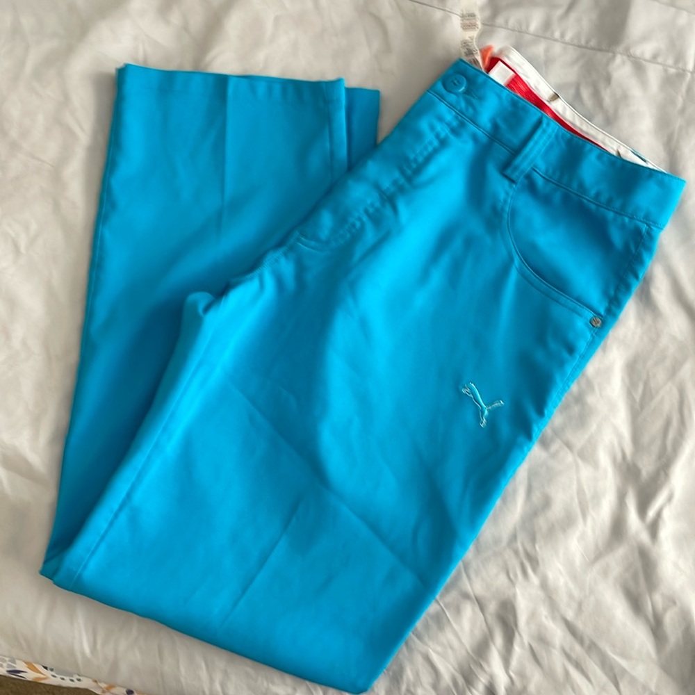 Puma Golf Pants Aqua Blue